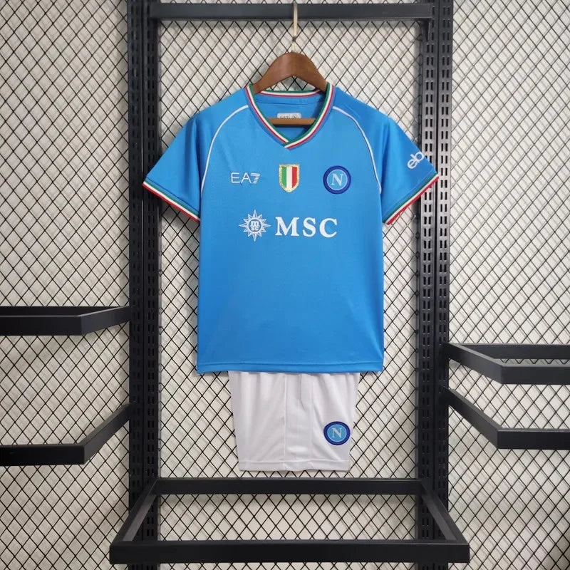 2023/2024 Napoli Maglia Casa Taglia Bambino