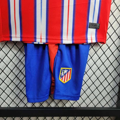 2024-2025 Atletico Madrid Home Kit Kids Size