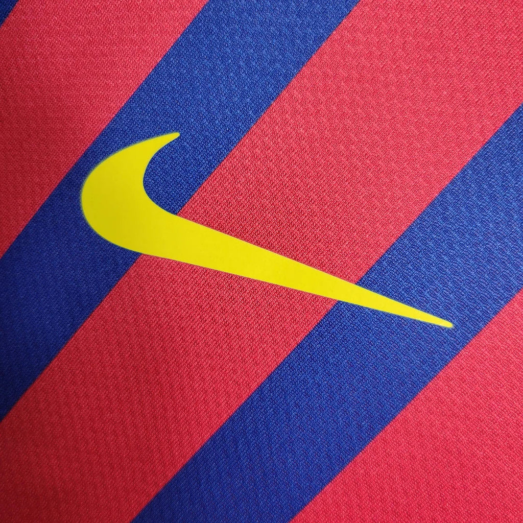 2011-2012 Barcellona Retro Maglia Casa Manica Lunga