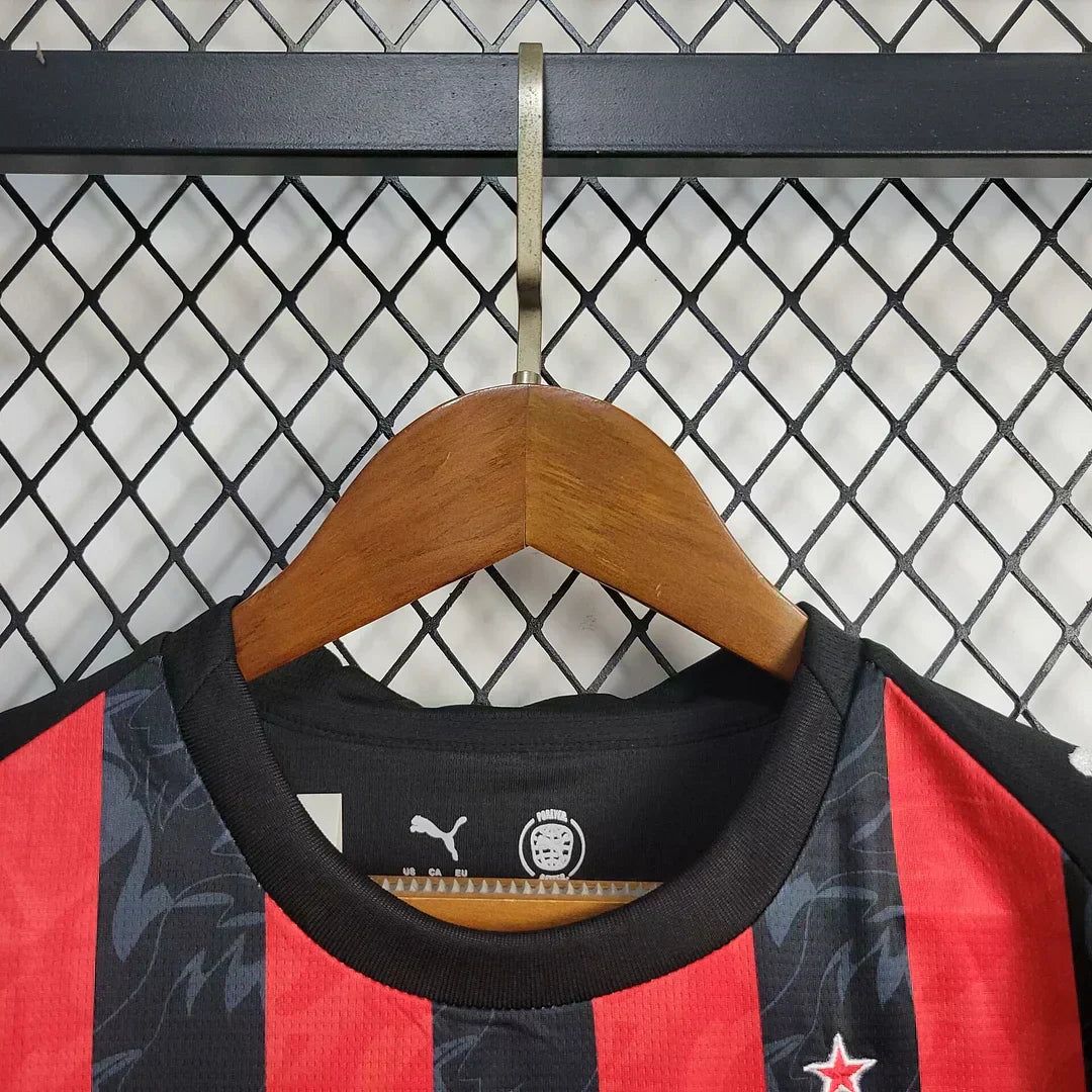 2025/2026 AC Milan Kit Casa Taglia Bambino