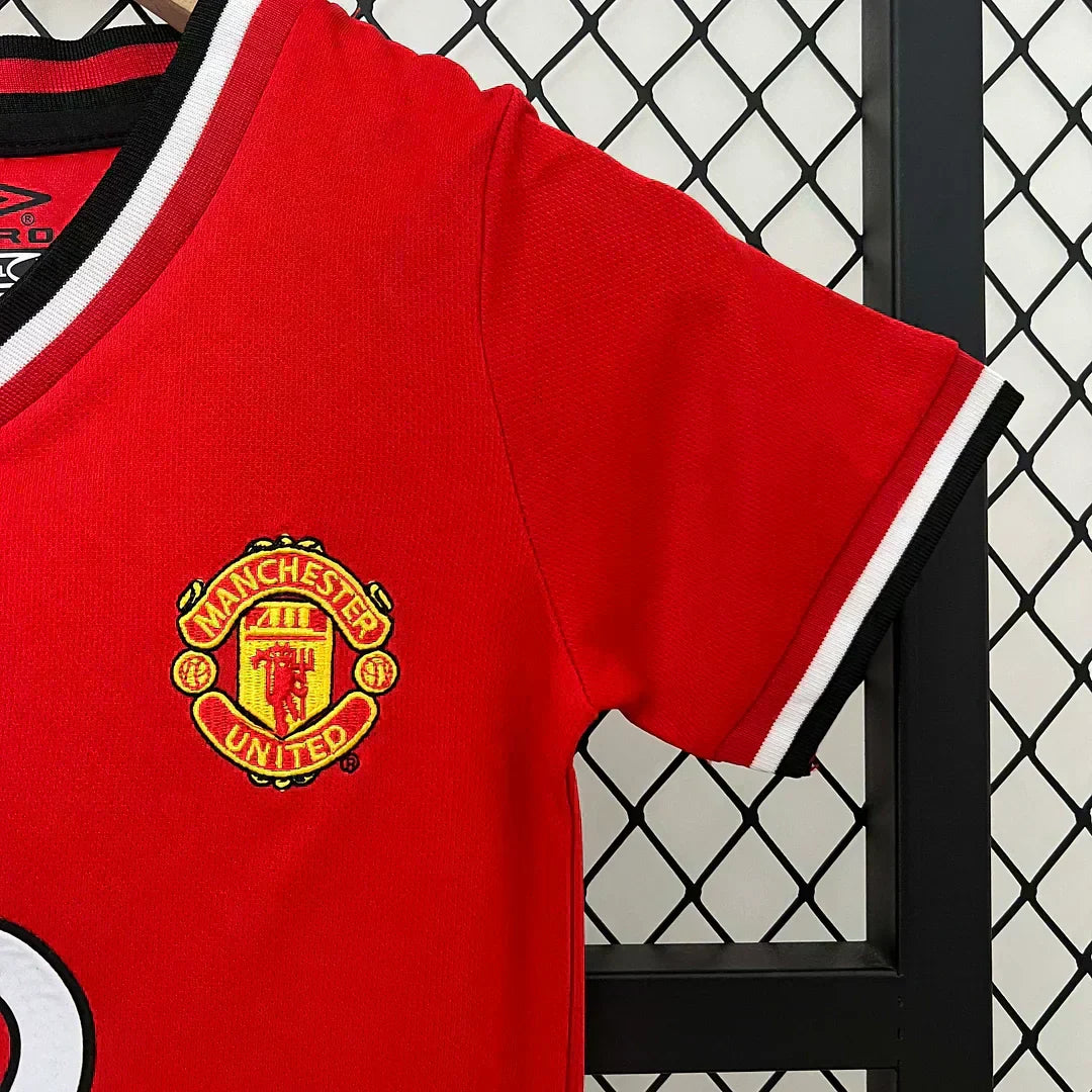 2000/2002 Maglia Manchester United Home Taglia Bambino