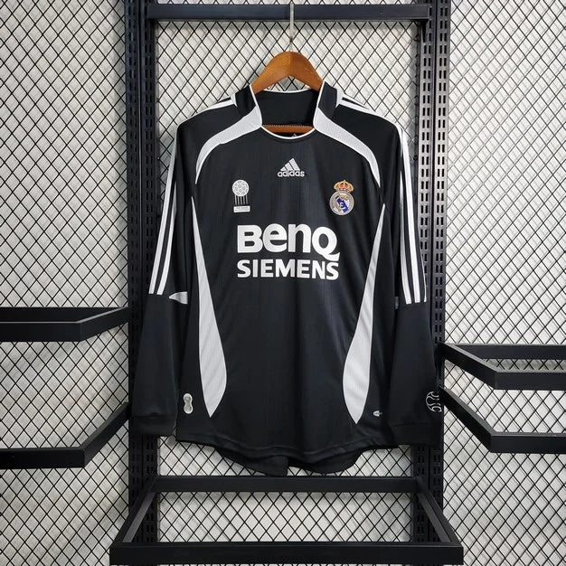 2006/2007 Maglia Retro Real Madrid Trasferta Manica Lunga