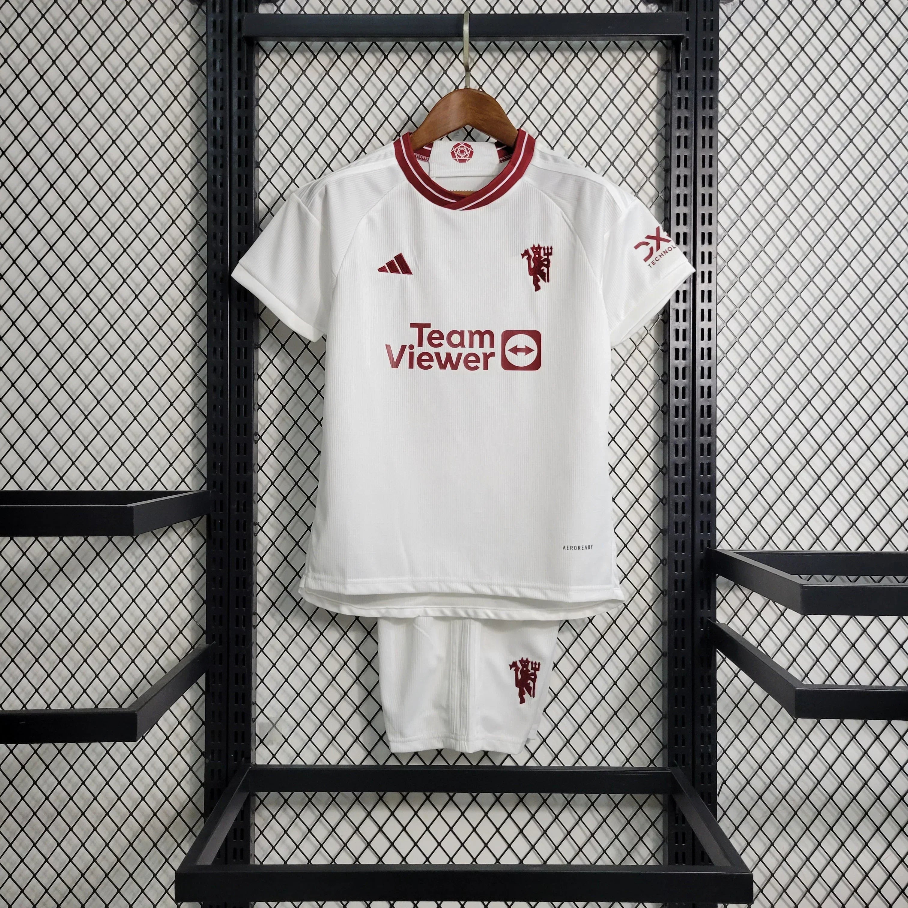 Manchester United 2023/2024 Trasferta Alternativa Taglia Bambino