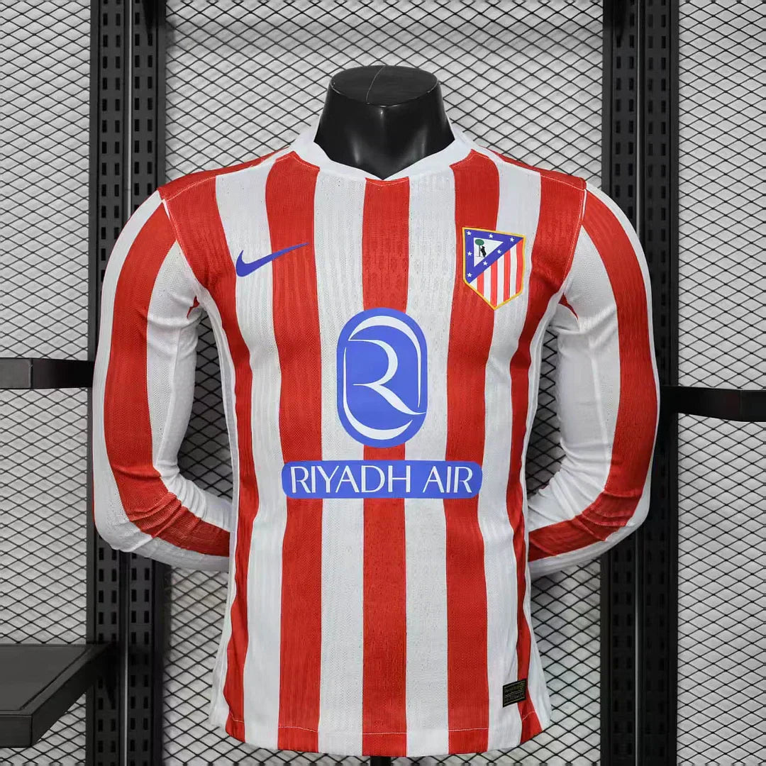 2025/2026 Atletico Madrid Home Manica Lunga