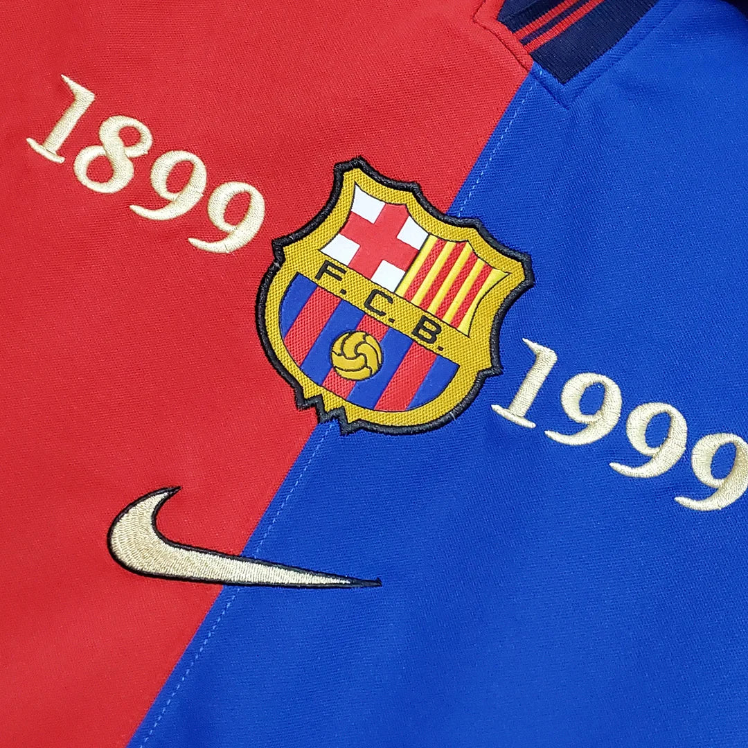 1999-2000 Barcellona Centenario Retrò Casa