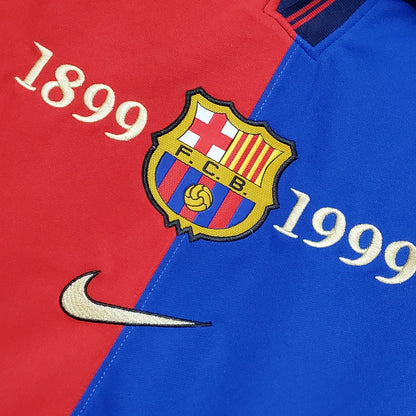 1999-2000 Retro Barcelona 100th Aniversario Local