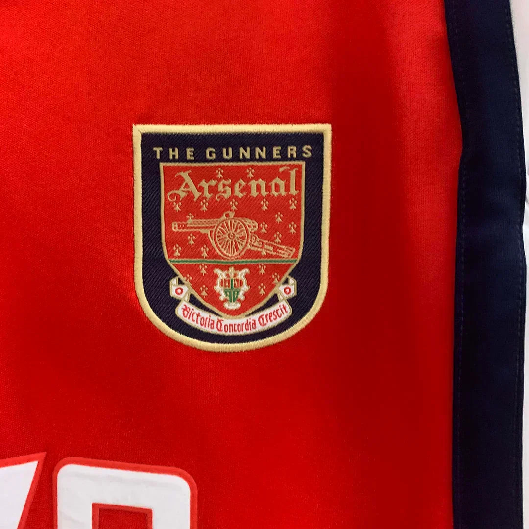 1998-1999 Retro Arsenal Local Manga Larga