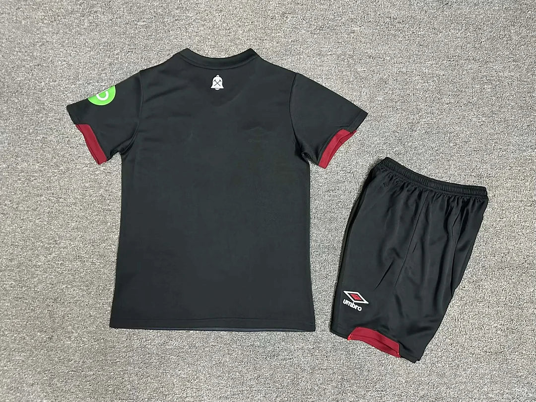 Kit da trasferta West Ham United 2024-2025 Taglia Bambino