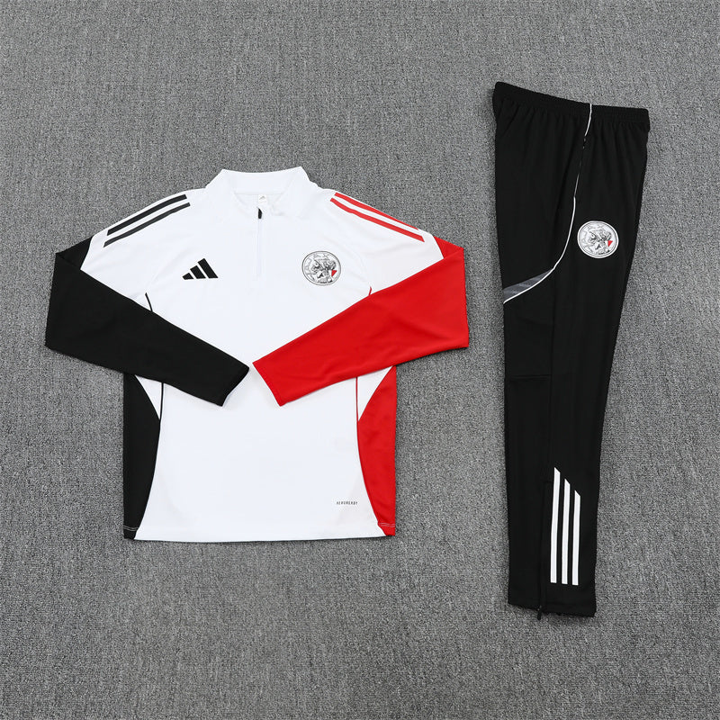 Tuta Ajax bianco e nero x rosso