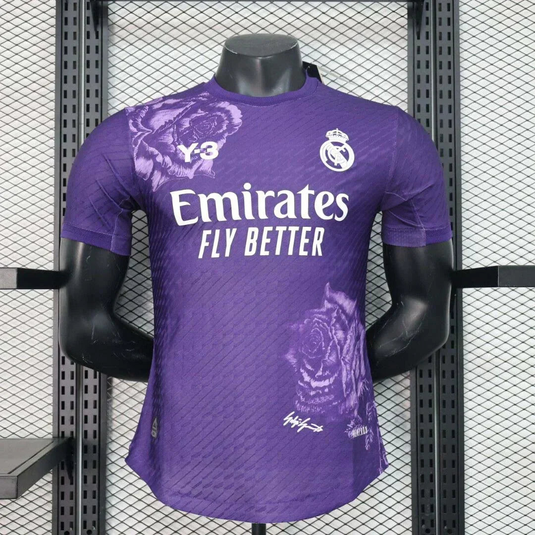 Real Madrid x Y3 2024/2025 Quarta Maglia Viola