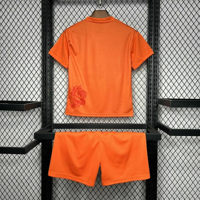 Real Madrid x Y3 2024/2025 Quarta Maglia Arancione Taglia Bambino