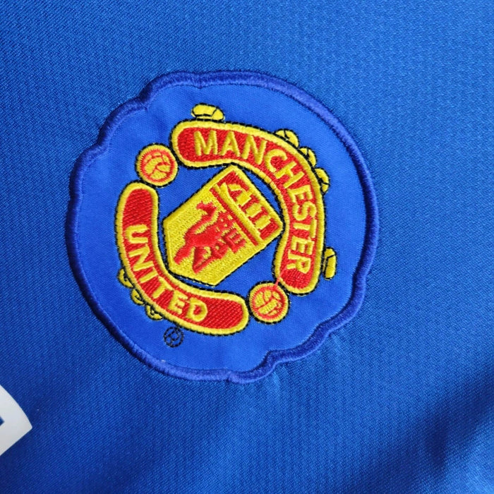 Manchester United Retro 2008/2009 Alternativa Kit Manga Larga