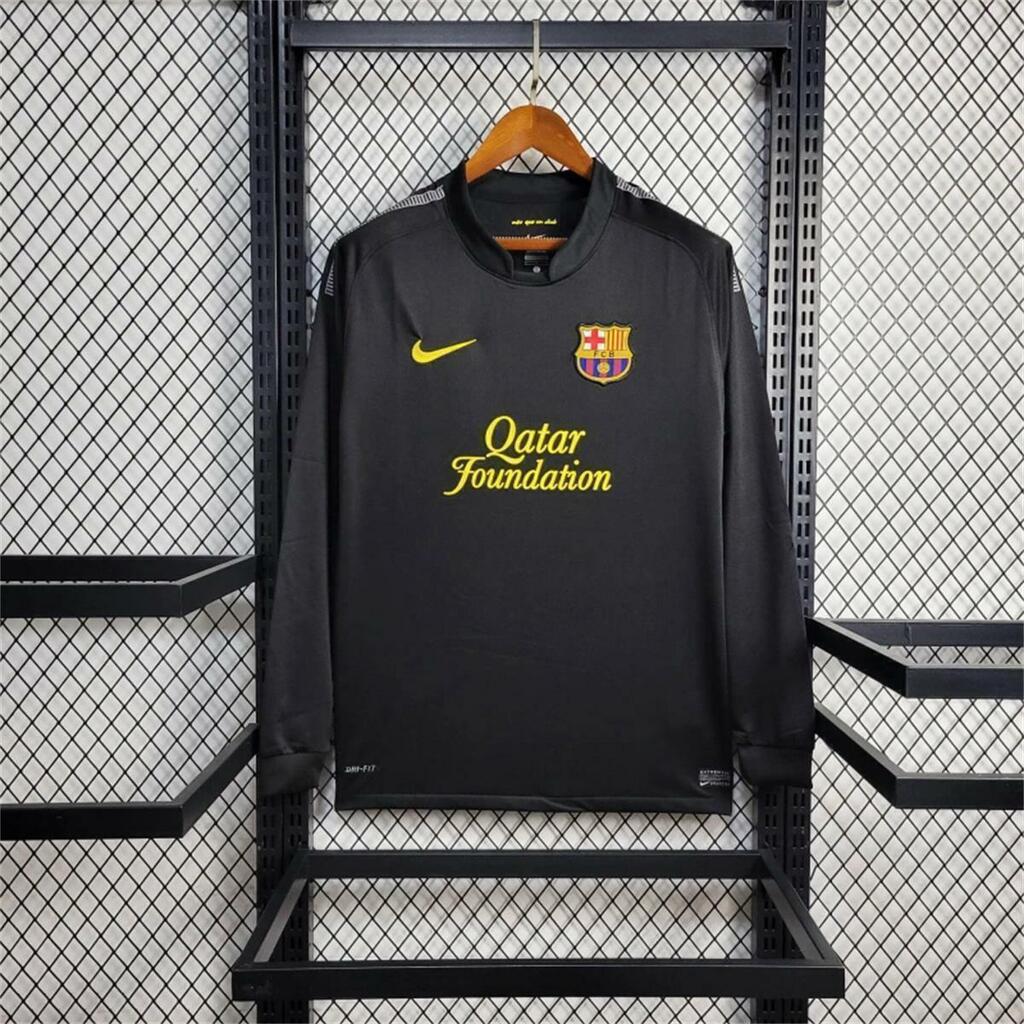2011/2012 Barcellona retrò Trasferta Manica Lunga