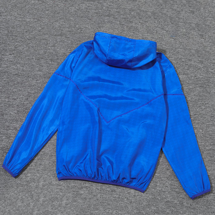 Giacca a vento Argentina blu e blu scuro