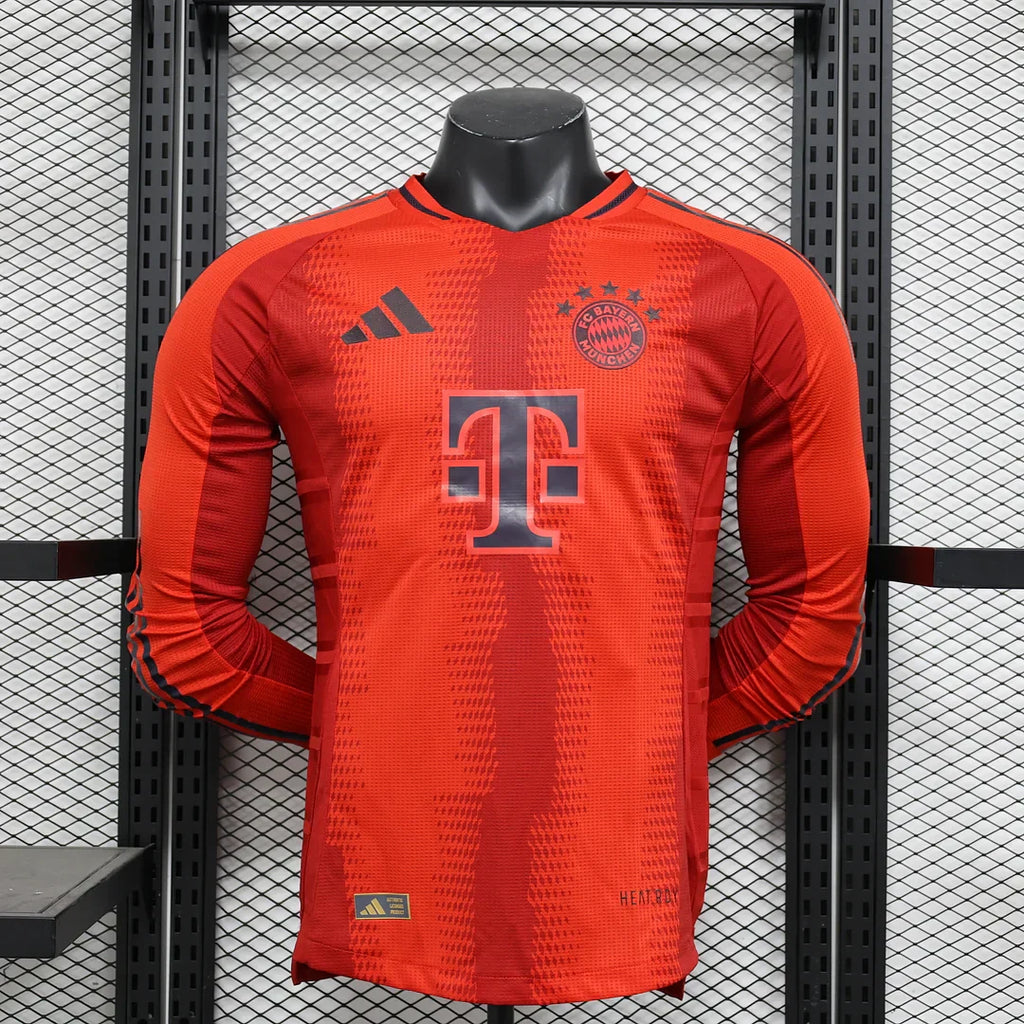 2024/2025 Bayern Monaco Maglia Home Maniche Lunghe