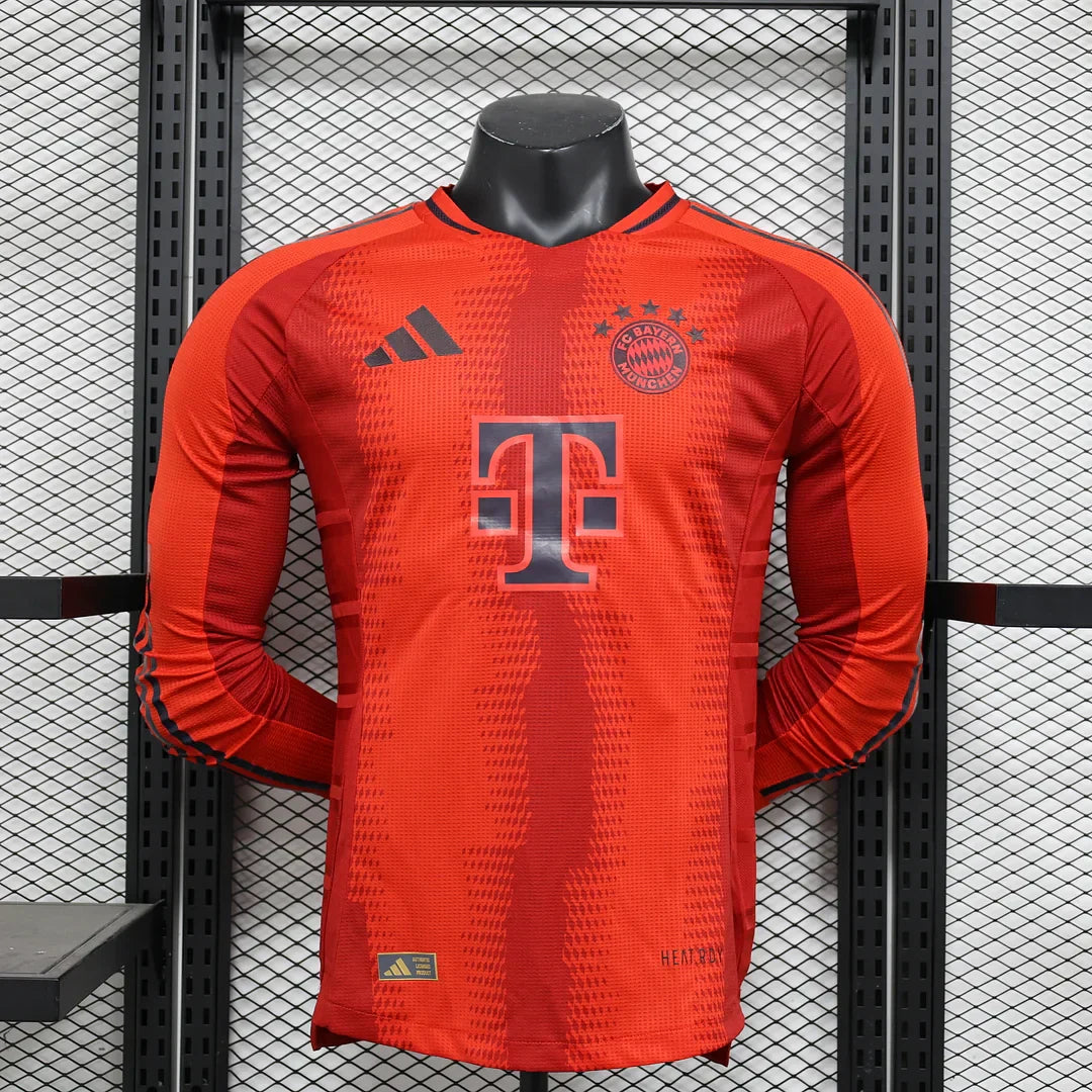 2024/2025 Bayern Monaco Maglia Home Maniche Lunghe
