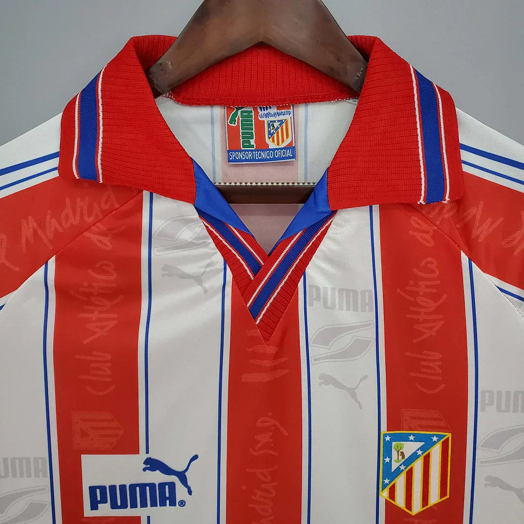 1996-1997 Atletico Madrid Retrò Casa