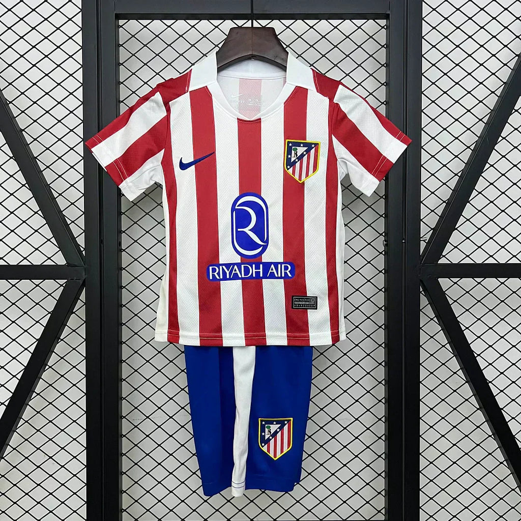 2025/2026 Kit Casa Atletico Madrid Taglia Bambino