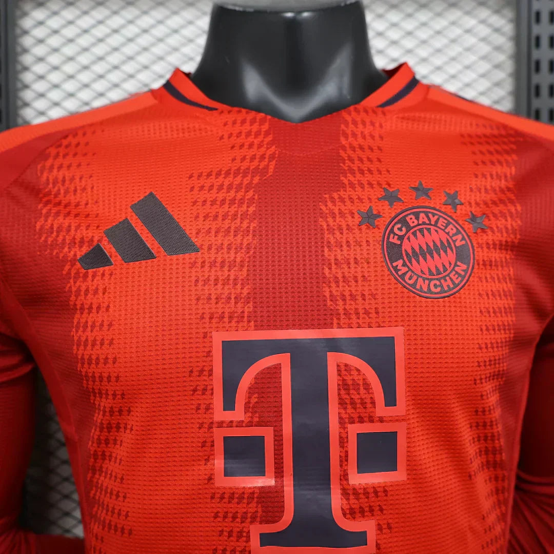 2024/2025 Bayern Monaco Maglia Home Maniche Lunghe