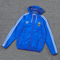 Giacca a vento Argentina blu e blu scuro