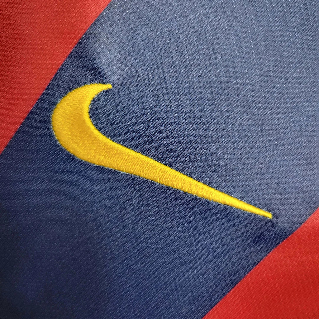 2014-2015 Retro Barcellona Maglia Casa Maniche Lunghe