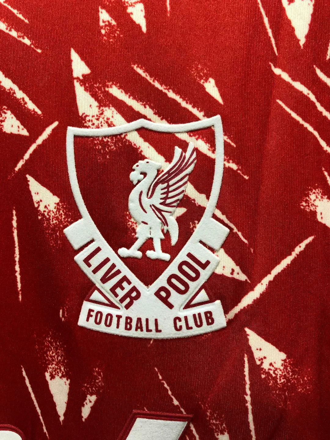 1989-1991 Retro Liverpool Local Manga Larga