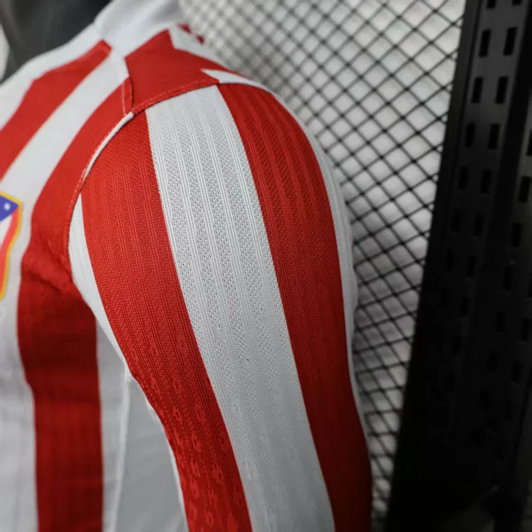 2025/2026 Atletico Madrid Home Long Sleeve