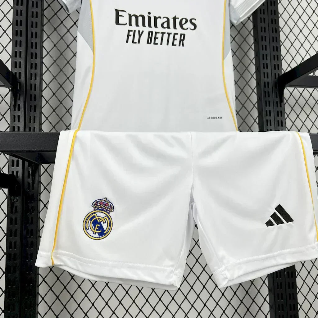 Divisa Home Real Madrid 2025/2026 Taglia Bambino