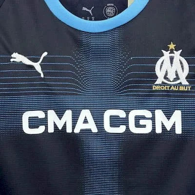 2025/2026 Olympique Marsiglia Kit Trasferta Taglia Bambino