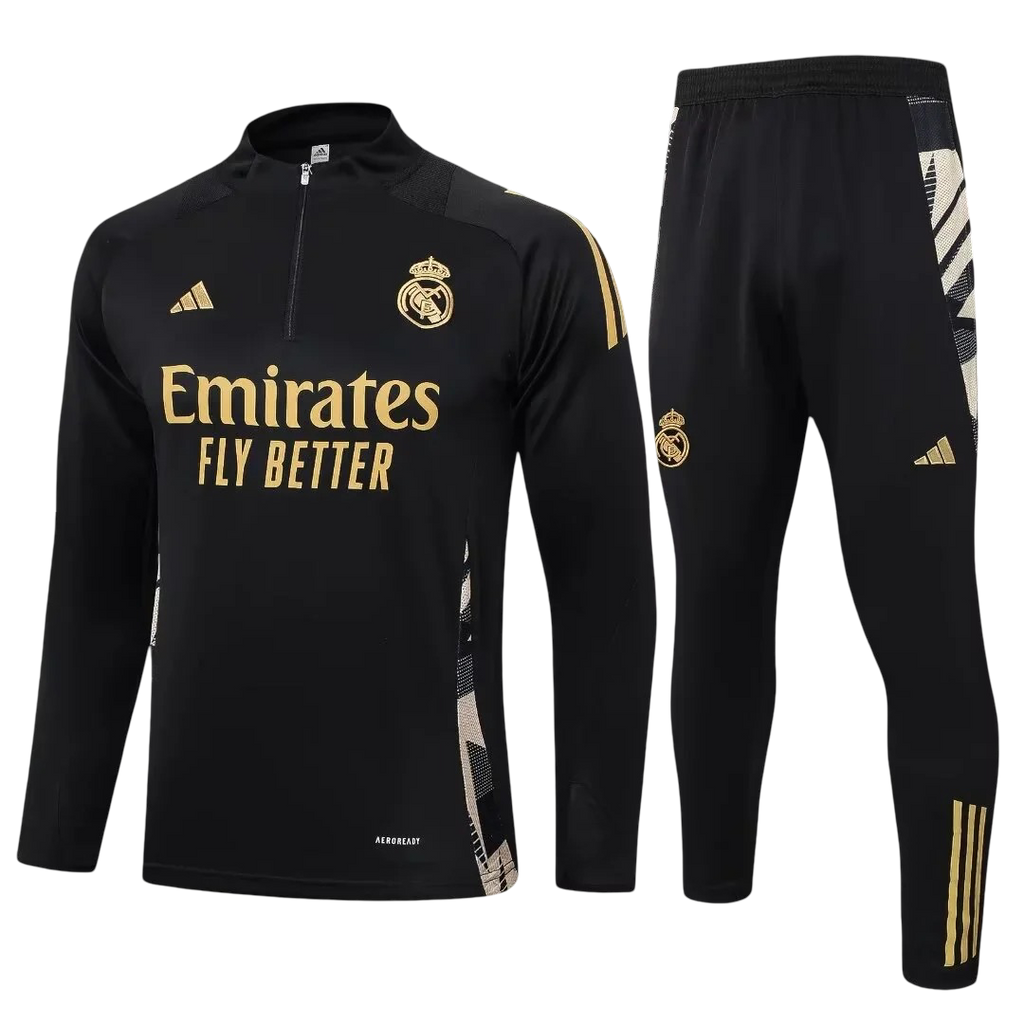 Tuta Real Madrid Nera e Oro