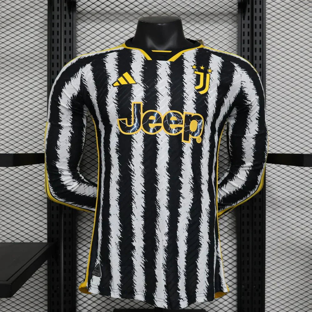 Juventus 2023/2024 Maglia a Maniche Lunghe Home