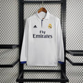 2016/2017 Maglia Retrò Real Madrid Home Manica Lunga