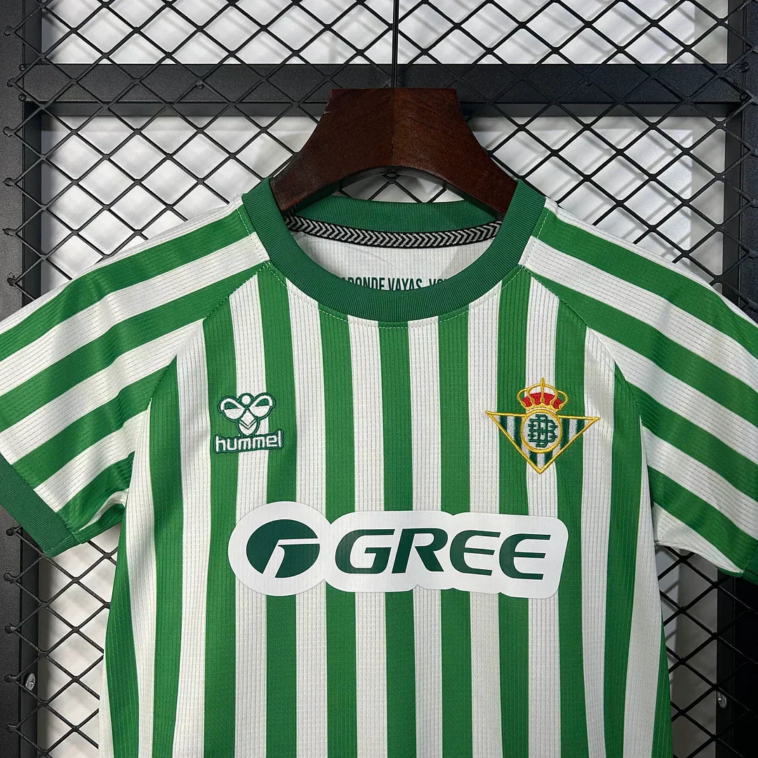 2024/2025 Real Betis UEFA Conference League Kit Finale Taglia Bambino