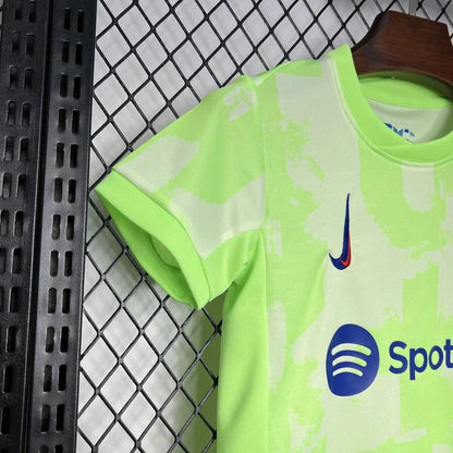 2024/2025 Barcelona Kit Alternativo da Trasferta Taglia Bambino