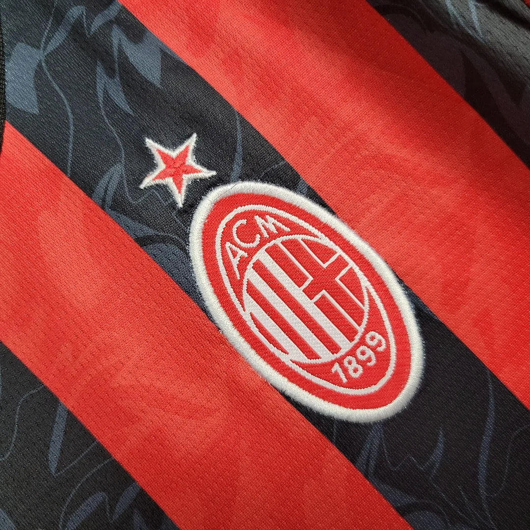 2025/2026 AC Milan Kit Casa Taglia Bambino