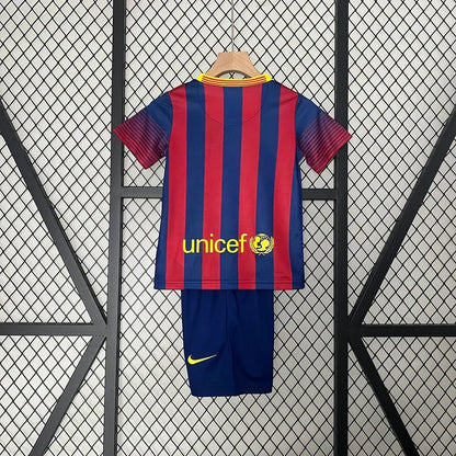 2013/2014 Retro Barcelona Local Kit Talla Niño