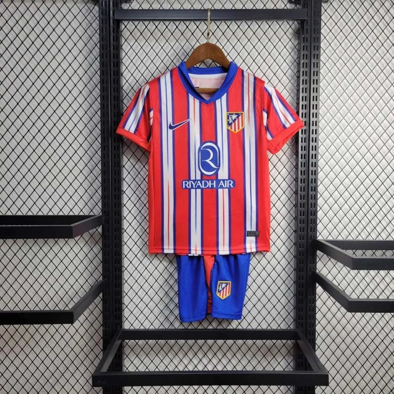 2024-2025 Kit Atletico Madrid Casa Taglia Bambino