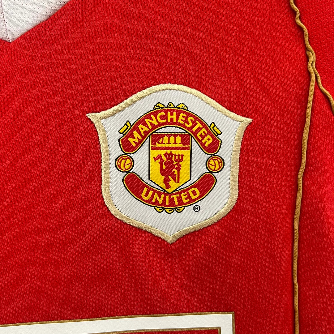 2006/2007 Maglia Retro Manchester United Casa Taglia Bambino
