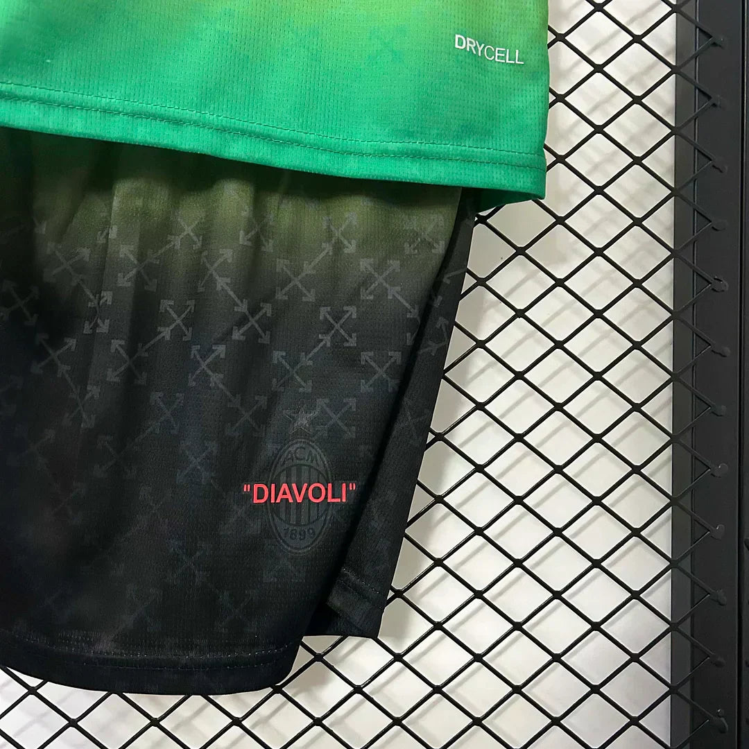 2024/2025 AC Milan X Off White Edición Especial Talla Niño