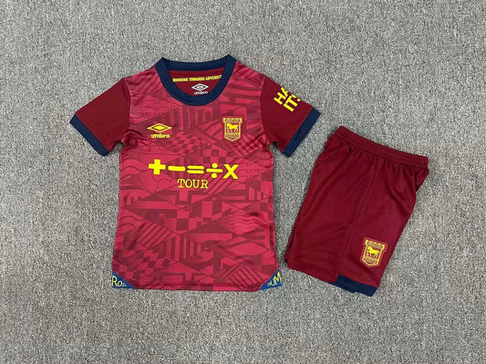 2024-2025 Ipswich Town Visitante Kit Talla Niño