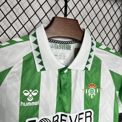 2024/2025 Real Betis Home Taglia Bambino
