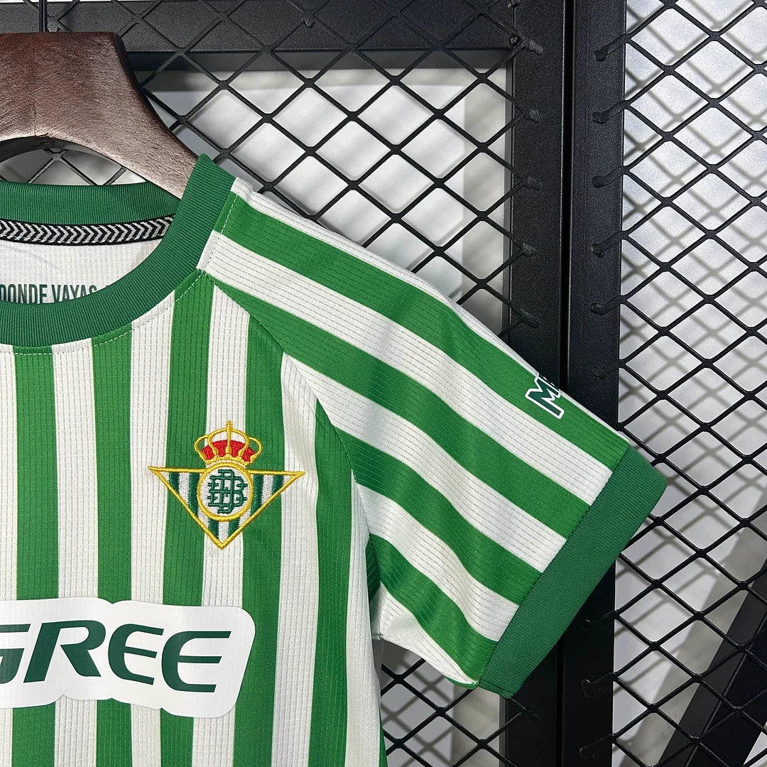 2024/2025 Real Betis UEFA Conference League Kit Finale Taglia Bambino