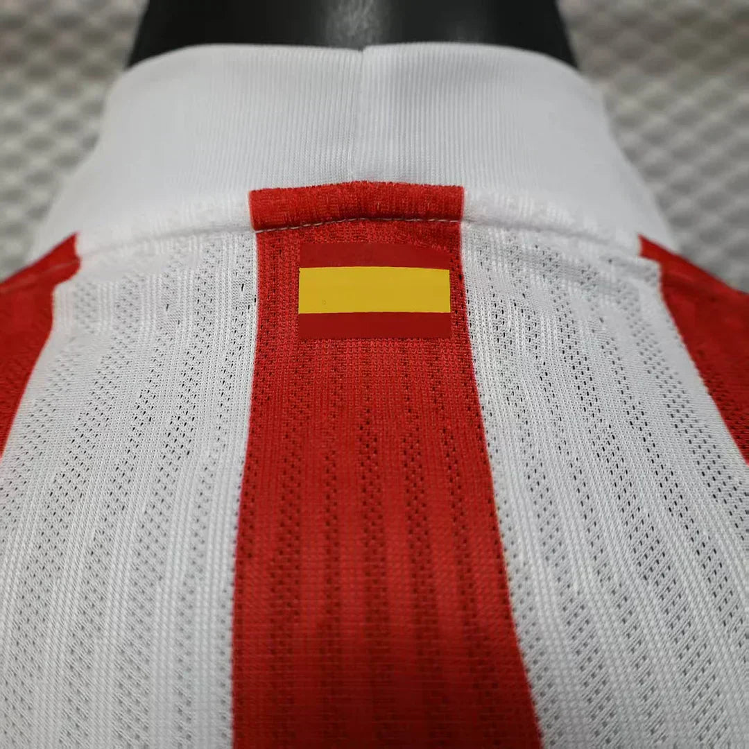 2025/2026 Atletico Madrid Home Long Sleeve