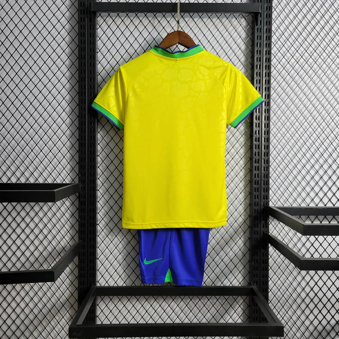 Mondiali 2022 Brasile Home Taglia bambino