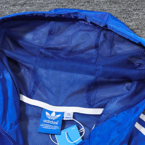 Giacca a vento Argentina blu e blu scuro