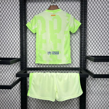 2024/2025 Barcelona Kit Alternativo da Trasferta Taglia Bambino