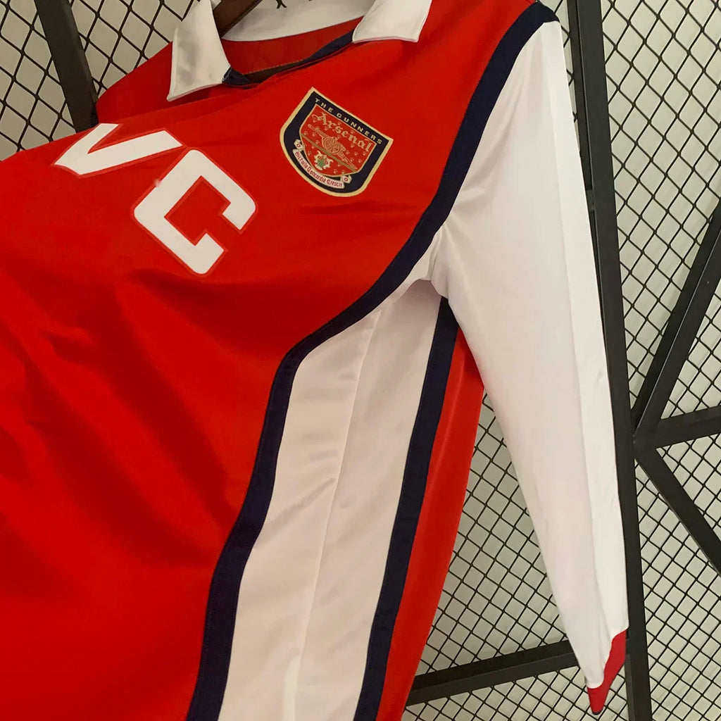 1998-1999 Retro Arsenal Local Manga Larga
