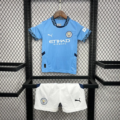 2024/2025 Manchester City Kit Casa Taglia Bambino