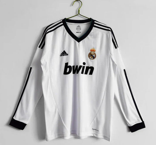 Real Madrid Retro 2012-2013 Kit Casa Manica Lunga
