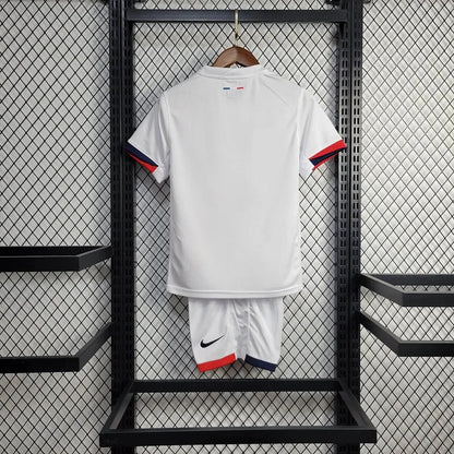 2025-2026 Kit da trasferta PSG Paris Saint-Germain Taglia Bambino